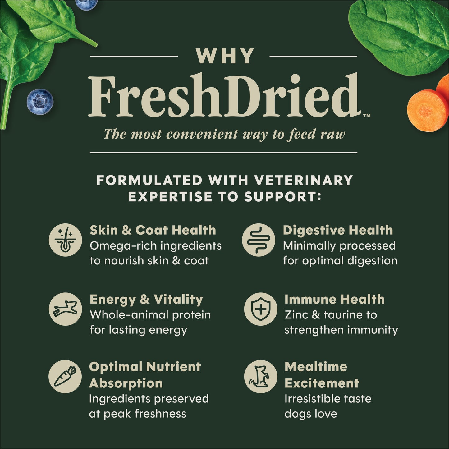 Instinct Freshdried Meal Blends Chicken & Supergreens Blend Dog Food