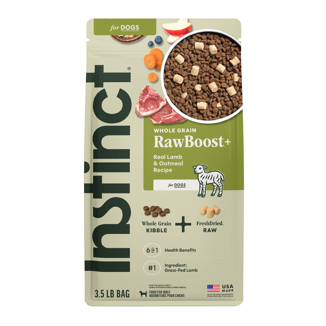 Instinct Rawboost Whole Grain Real Lamb & Oatmeal Recipe Dry Dog Food
