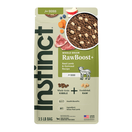 Instinct Rawboost Whole Grain Real Lamb & Oatmeal Recipe Dry Dog Food