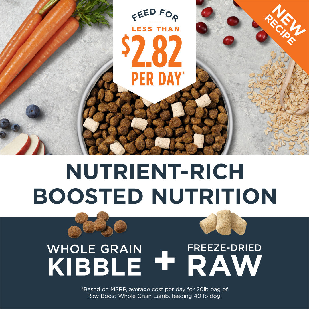 Instinct Raw Boost Whole Grain Real Lamb & Oatmeal Recipe Dry Dog Food