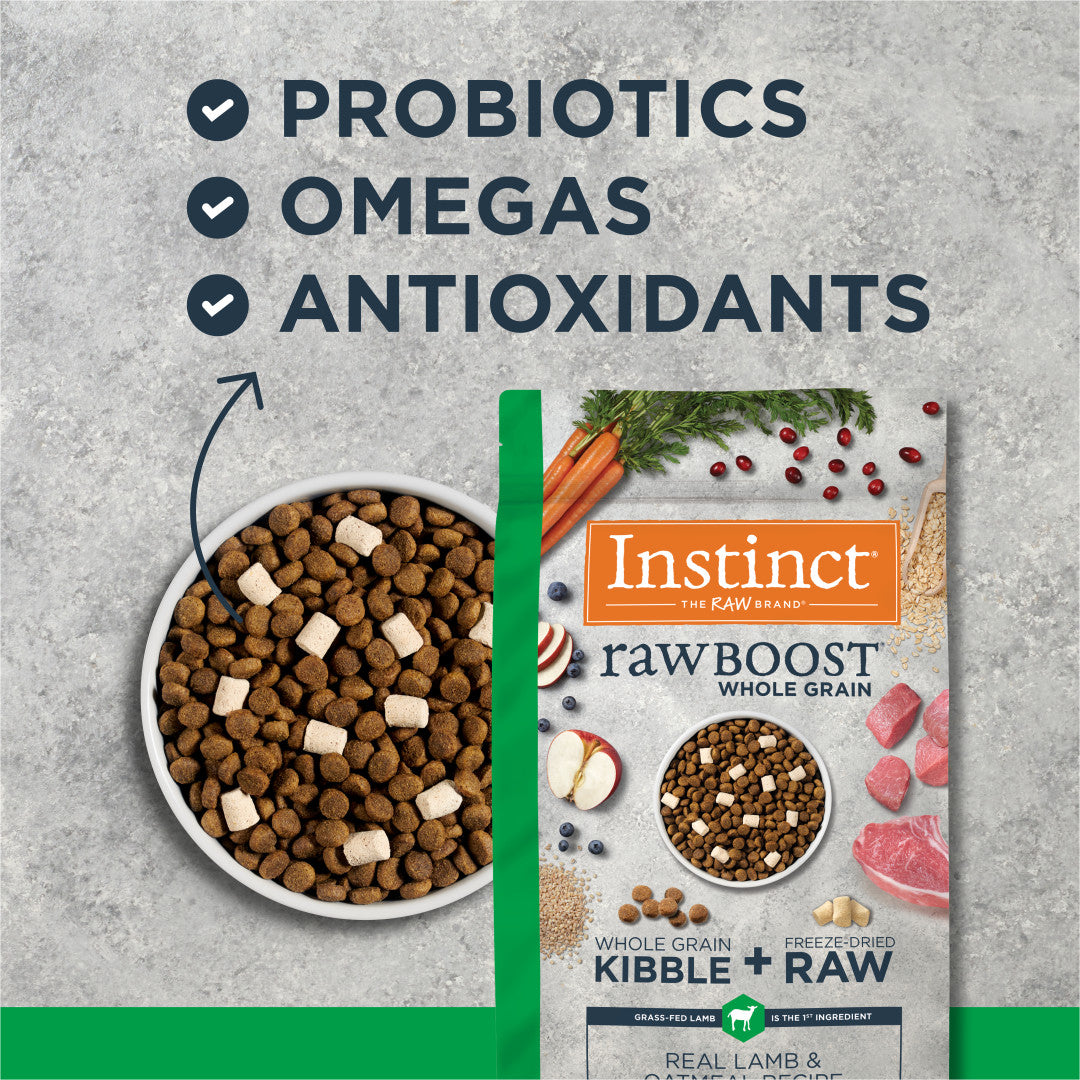 Instinct Raw Boost Whole Grain Real Lamb & Oatmeal Recipe Dry Dog Food