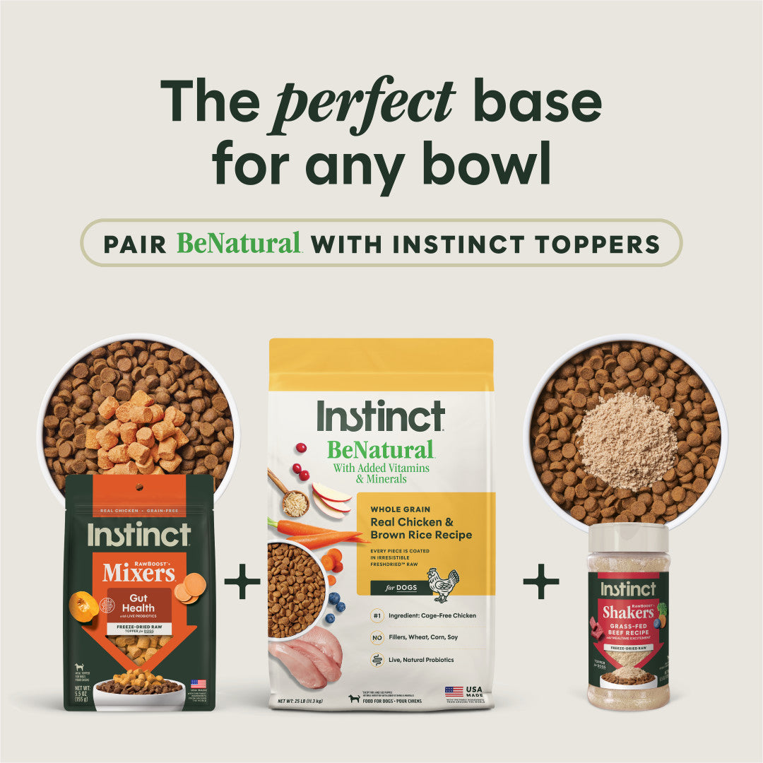 Instinct Be Natural Real Chicken & Brown Rice Recipe Dry Dog Food