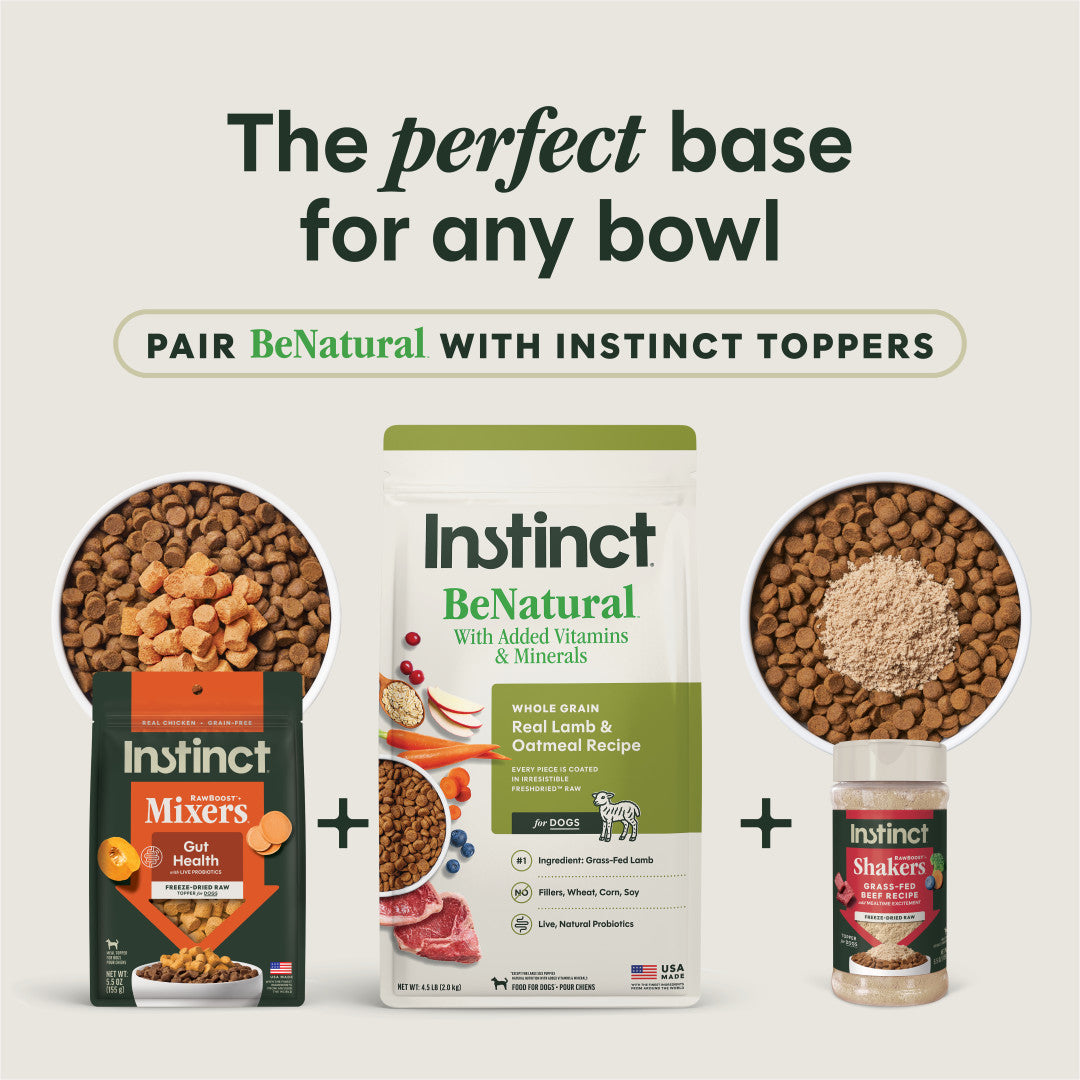 Instinct Be Natural Real Lamb & Oatmeal Recipe Dry Dog Food
