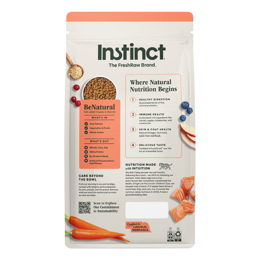 Instinct Be Natural Real Salmon & Brown Rice Recipe Dry Dog Food