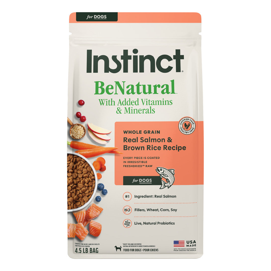 Instinct Be Natural Real Salmon & Brown Rice Recipe Dry Dog Food