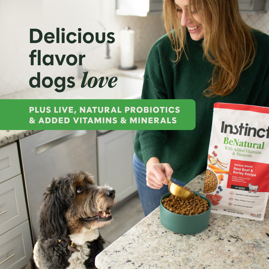 Instinct Be Natural Real Beef & Barley Recipe Dry Dog Food