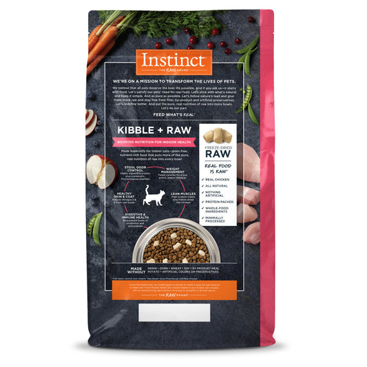 Instinct Raw Boost Indoor Grain-free Recipe With Real Chicken Dry Cat Food