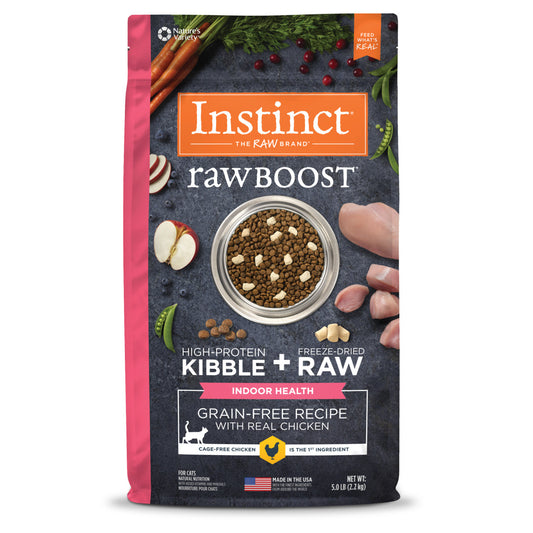 Instinct Raw Boost Indoor Grain-free Recipe With Real Chicken Dry Cat Food