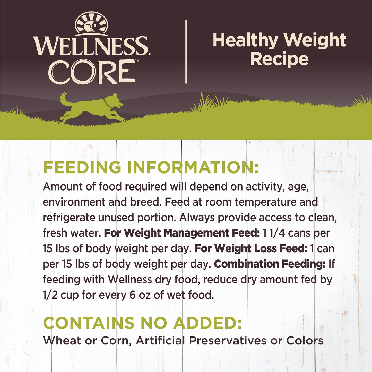 Wellness Core Weight Management Formula Wet Dog Food 12.5oz