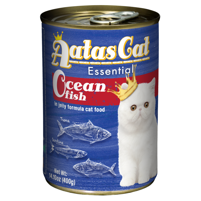 Aatas Cat Essential Ocean Fish in Jelly 400g