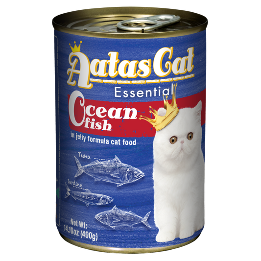 Aatas Cat Essential Ocean Fish in Jelly 400g