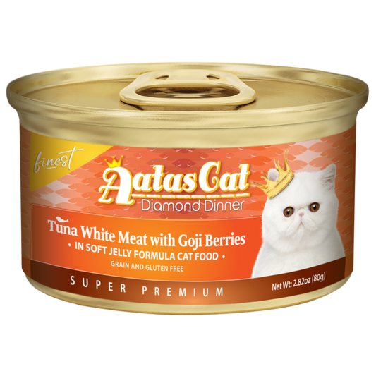 Aatas Cat Finest Diamond Dinner Tuna w Goji in Soft Jelly 80g