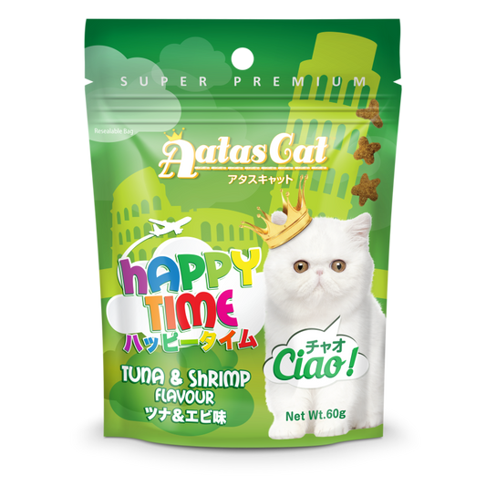 Aatas Cat Happy Time Ciao - Tuna & Shrimp Flavour 60g