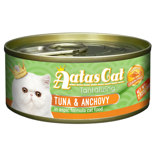 Aatas Cat Tantalizing Tuna & Anchovy 80g