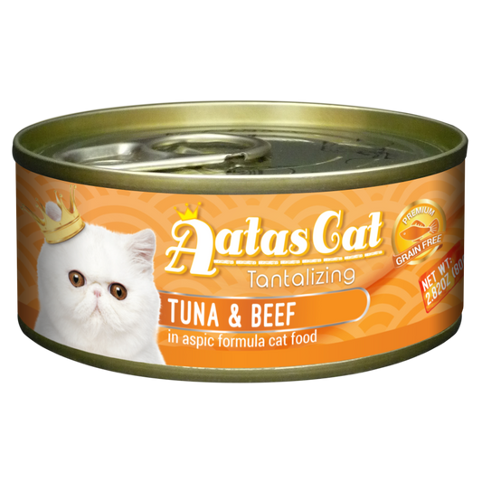 Aatas Cat Tantalizing Tuna & Beef 80g