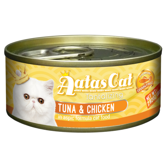 Aatas Cat Tantalizing Tuna & Chicken 80g