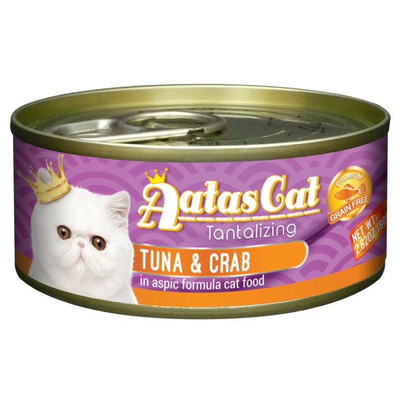 Aatas Cat Tantalizing Tuna & Crab 80g