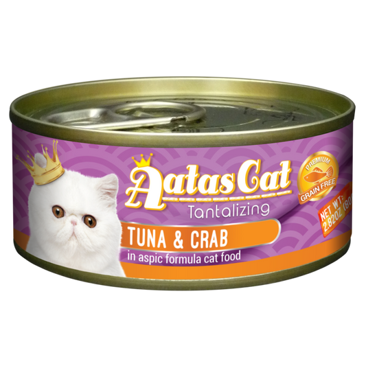 Aatas Cat Tantalizing Tuna & Crab 80g