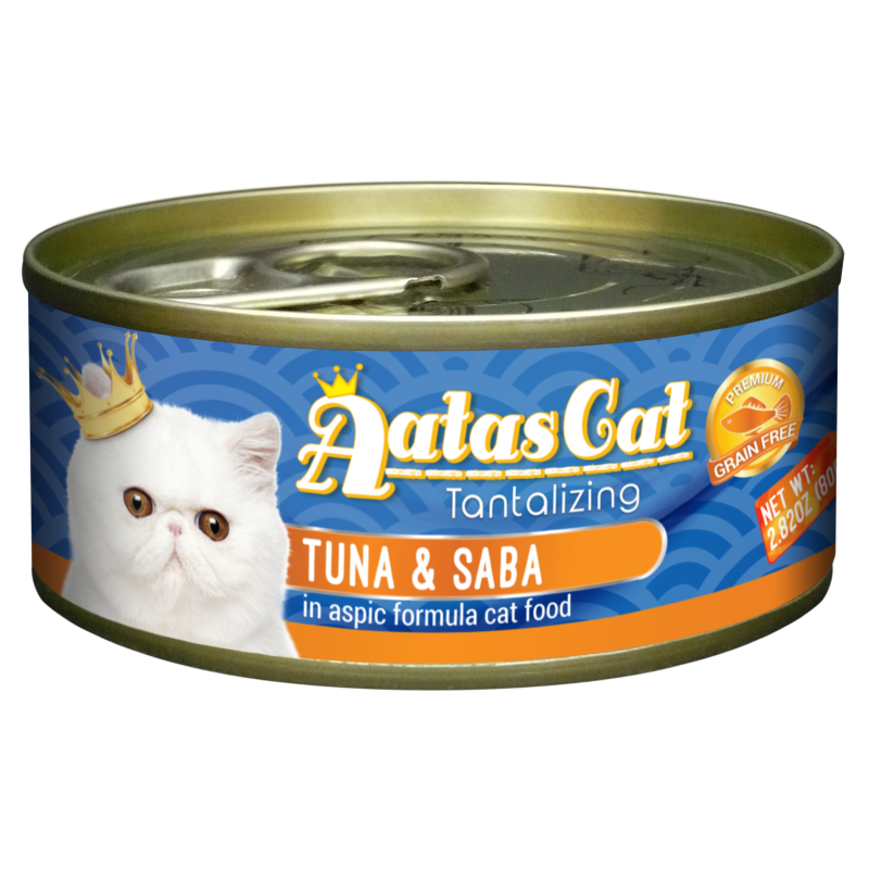 Aatas Cat Tantalizing Tuna & Saba 80g