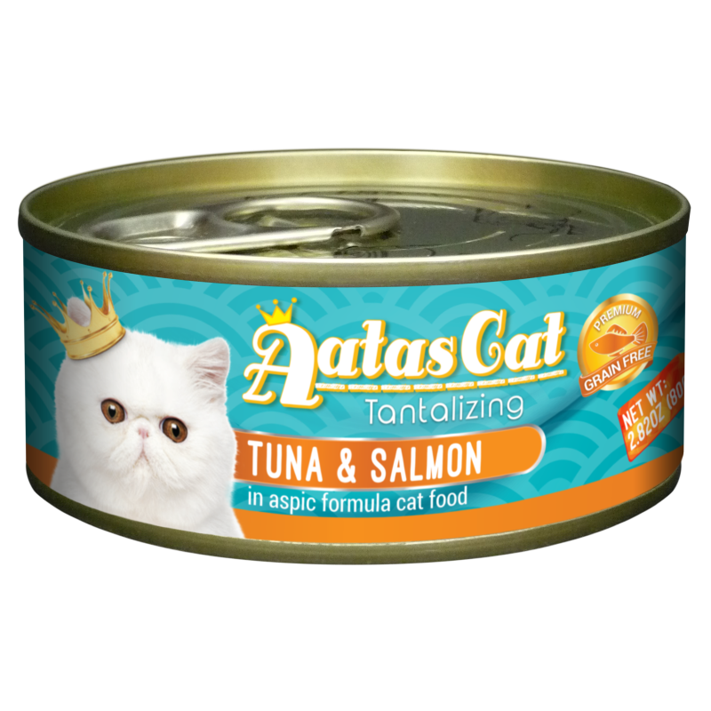 Aatas Cat Tantalizing Tuna & Salmon 80g