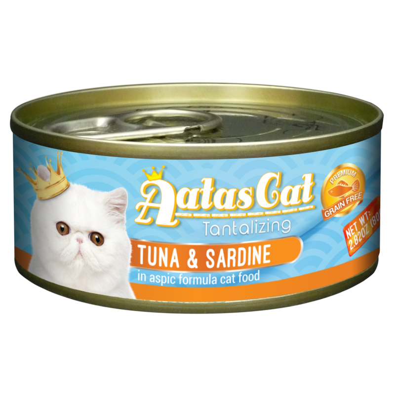 Aatas Cat Tantalizing Tuna & Sardine 80g