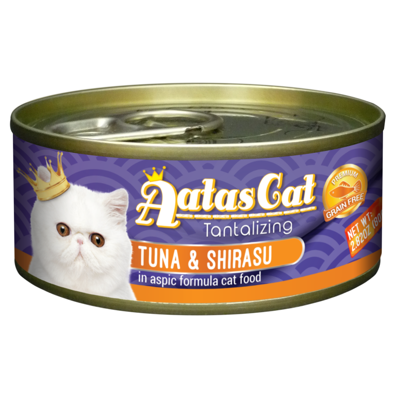 Aatas Cat Tantalizing Tuna & Shirasu 80g