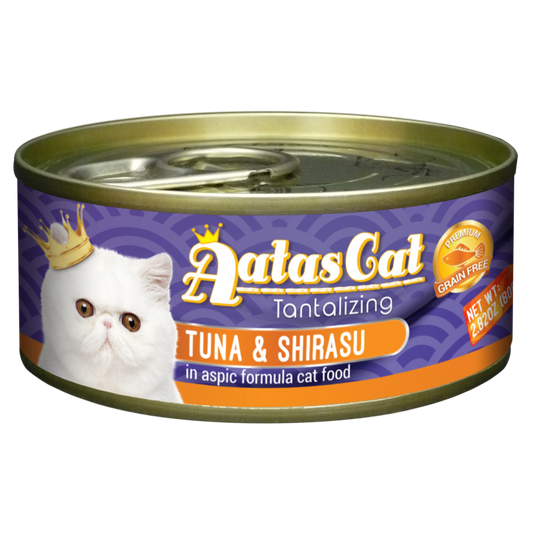 Aatas Cat Tantalizing Tuna & Shirasu 80g