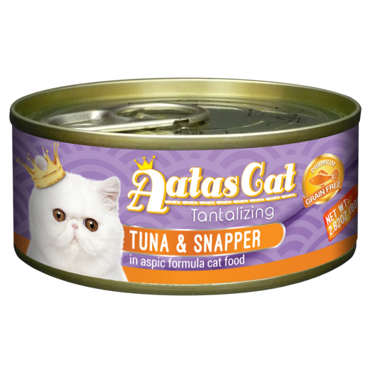 Aatas Cat Tantalizing Tuna & Snapper 80g