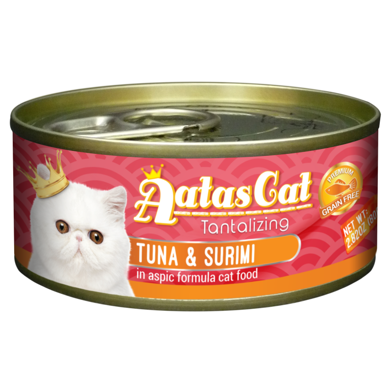 Aatas Cat Tantalizing Tuna & Surimi 80g