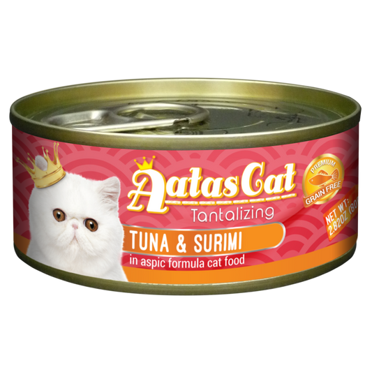 Aatas Cat Tantalizing Tuna & Surimi 80g