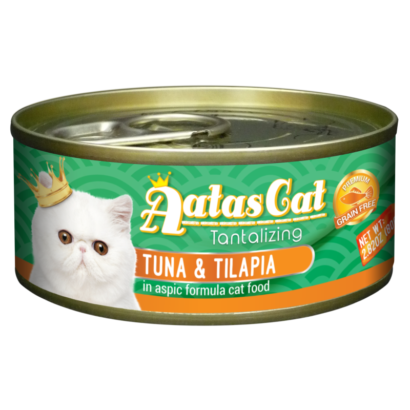 Aatas Cat Tantalizing Tuna & Tilapia 80g