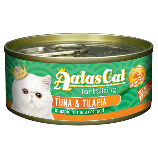 Aatas Cat Tantalizing Tuna & Tilapia 80g