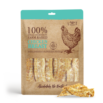 Absolute Bites Single Ingredient Air Dried Treats - Chicken Breast