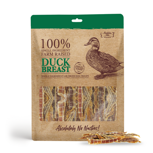 Absolute Bites Single Ingredient Air Dried Treats - Duck Breast