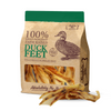 Absolute Bites Single Ingredient Air Dried Treats for Dogs - Farm Raised Duck Feet [2 Sizes]