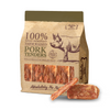Absolute Bites Single Ingredient Air Dried Treats for Dogs - Farm Raised Pork Tenders [2 Sizes]