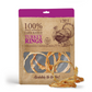 Absolute Bites Single Ingredient Air Dried Treats for Dogs - Farm Raised Turkey Rings - 35g