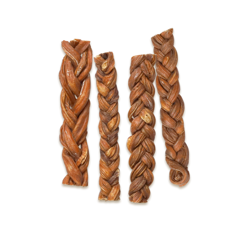 Absolute Bites Single Ingredient Dog Chew - Braided Bully Stick [3 Sizes]