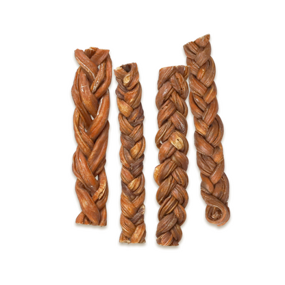 Absolute Bites Single Ingredient Dog Chew - Braided Bully Stick [3 Sizes]