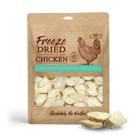 Absolute Bites Single Ingredient Freeze Dried Treats - Chicken (60g)