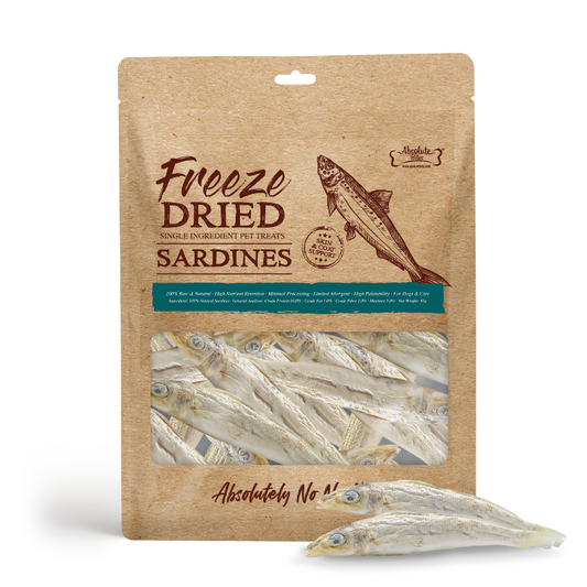 Absolute Bites Single Ingredient Freeze Dried Treats - Sardine (50g)