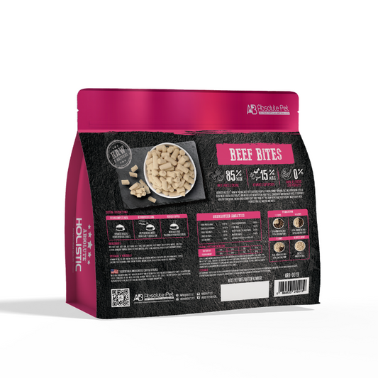 Absolute Holistic Raw in the Bag Complete Freeze Dried Dog Food - Beef Bites - 14oz