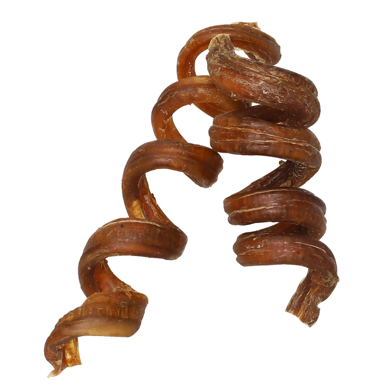 Absolute Bites Single Ingredient Dog Chew - Curly Bully Stick [2 Sizes]