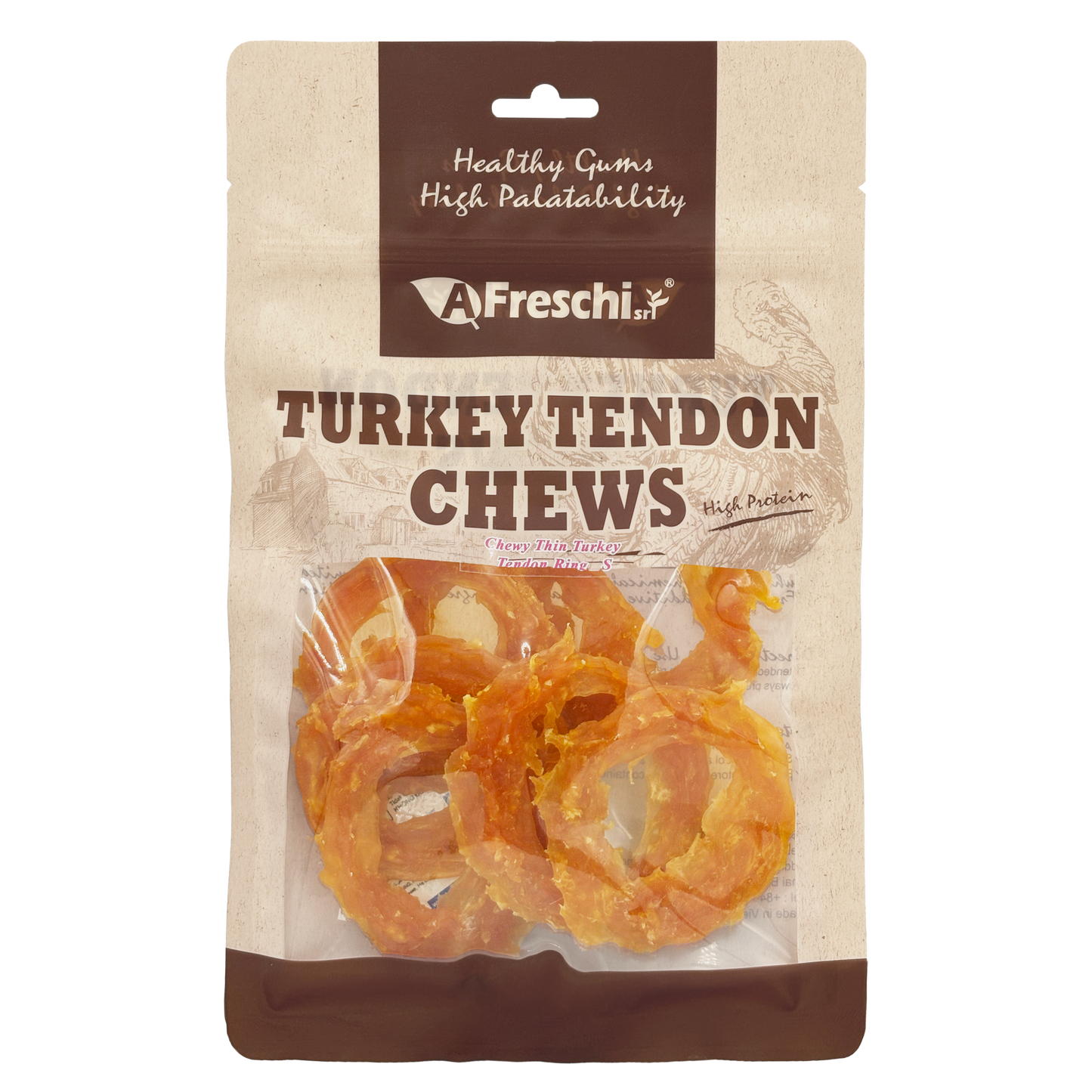 Afreschi Chewy Thin Turkey Tendon Ring