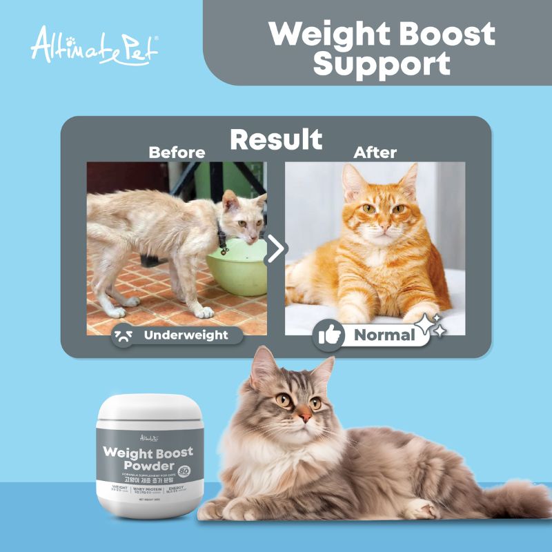 Altimate Pet Weight Boost Powder Supplement For Cats - Over 80 Servings (200g)
