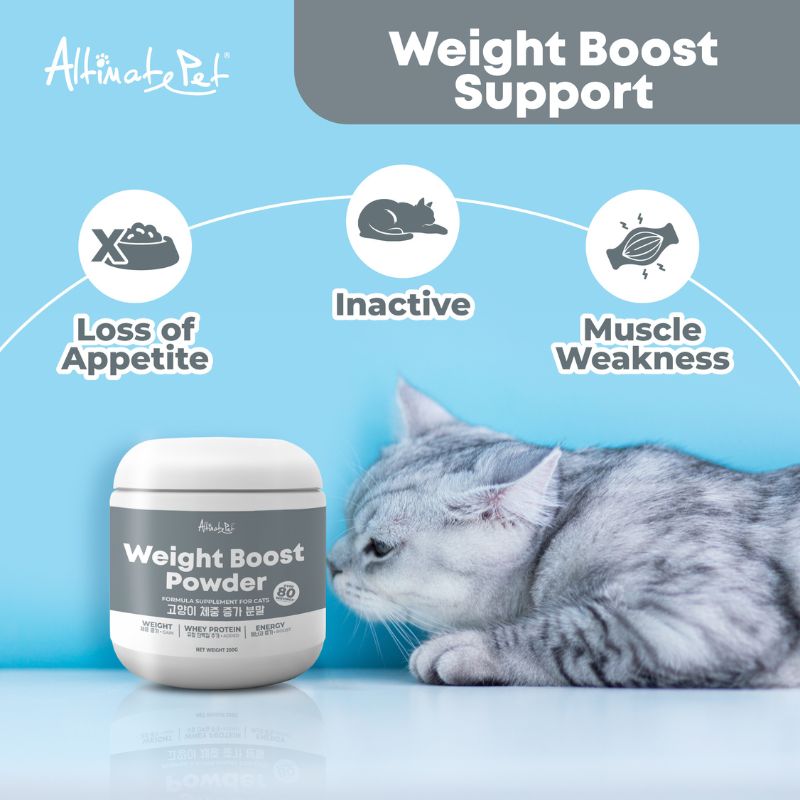 Altimate Pet Weight Boost Powder Supplement For Cats - Over 80 Servings (200g)