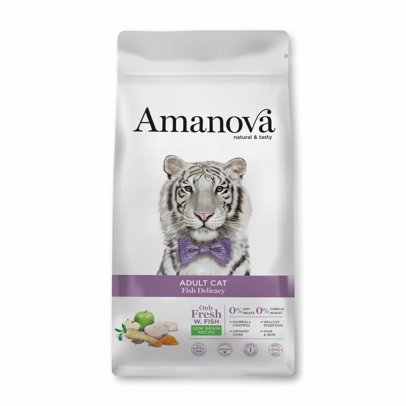 Amanova Cat Adult White Fish 1.5kg