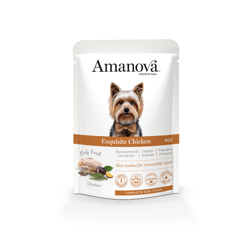 Amanova Dog Pouch Adult Chicken 100g