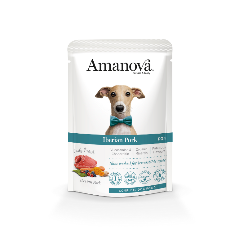 Amanova Dog Pouch Adult Grain-Free Iberian Pork 100g