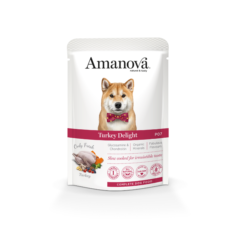 Amanova Dog Pouch Adult Grain-Free Turkey 100g